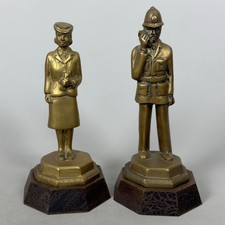 Paar Statuen Bronze
