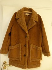 Michael Kors - Teddymantel / Long Jacket - cognac Braun- unisex - Größe XL! 