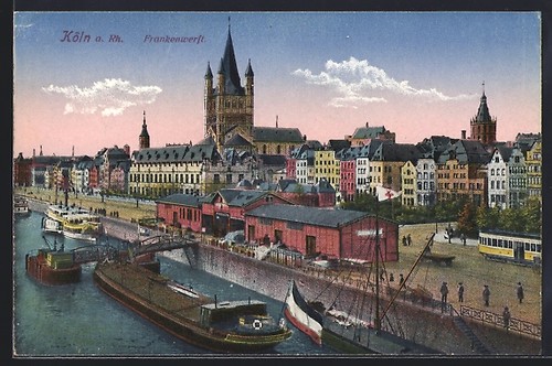 Ansichtskarte köln rh - ansichtskarte,