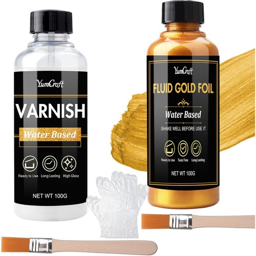 Acrylfarbe metallic gold 100ml - gold,