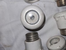 12x Schraubkappe Sicherung Fassung E27 Porzellan bis 500V 25A DDR