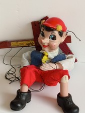 Rare Hazelle's Airplane Control  Marionette,Pinocchio, USA Produkt,Puppentheater