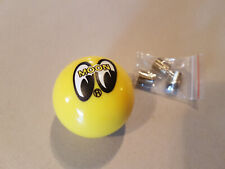 Mooneyes Schaltknauf Eyeball Gelb Moon Logo Billiartkugel Hot Rod US Car