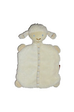 Fehn Schaf Lamm Lämmchen beige & blau Baby Schmusetuch Schnuffeltuch Kuscheltuch