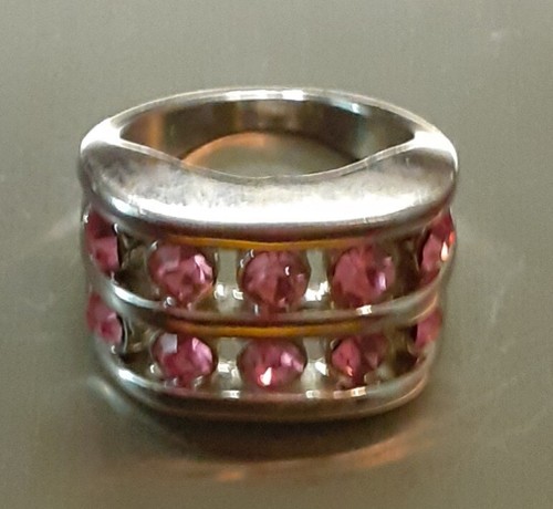 Auffälliger neusilber ring - auffälliger,