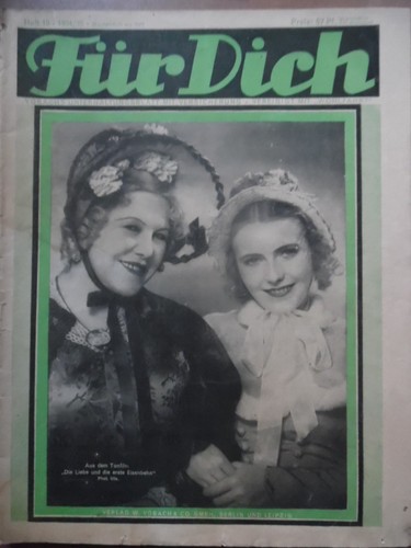 Für dich 1934 35 vobachs - -, 1934/35