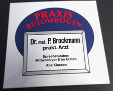 Werbe-Aufkleber Praxis