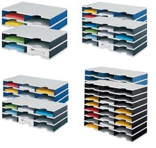 Styro Sortierstation Büroablage Ablagesystem Briefablage Sortierregal Kunststoff