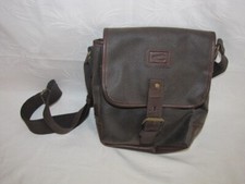 Camel Umhängetasche Leder Vintaglook