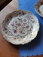 ZSOLNAY Hungary grosser Deko Teller 30 cm. Handarbeit Vergoldet neu wertig, 