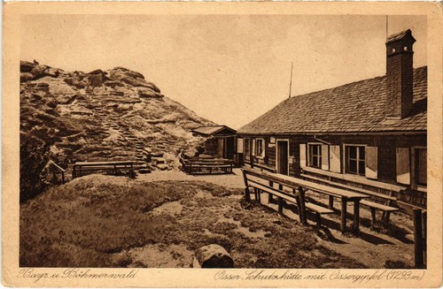 Cpa osser schutzhutte - ak,