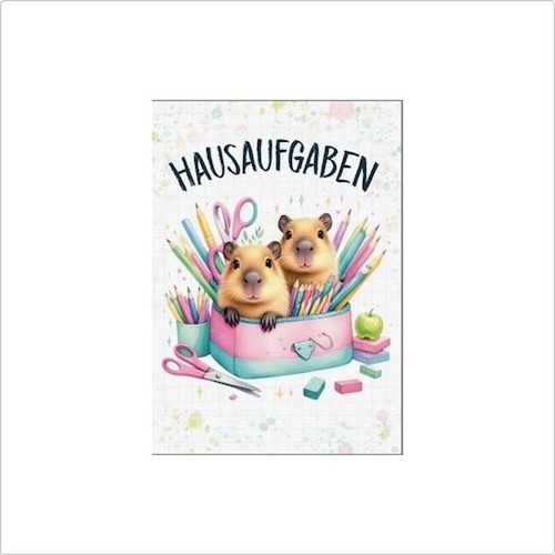 Hausaufgabenheft capybara - hausaufgabenheft, a5