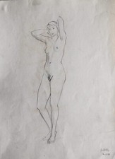 Frauen Akt-Studie, G. Jung