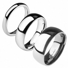 Damen Herren Fingerring Verlobungsring Partnerring Freundschaftring Edelstahl