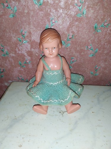 Alte celluloid puppe - cellba, 14