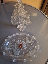 Glas Baum und Weihnachtsschale