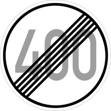 1x kein Tempolimit Auto