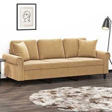 2/3 Sitzer Sofa mit Kissen