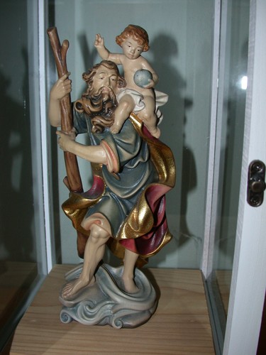 Christopherus 25cm mit laterne - christopherus,