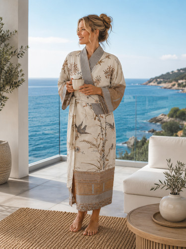 Bassetti kimono morgenmantel - bassetti,