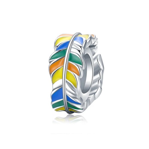 Feder charm stopper - 💖,