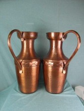 Bodenvase Paar Krug Antik Kupfer Vase 2 Stück Schirmständer 6,65kg Kanne 16a1