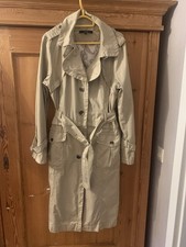 Hallhuber Damen Trenchcoat Beige Größe 42