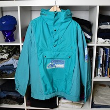Jansport Vintage Jacke Türkis Gr:54, XL | Skijacke Windbreaker Retro 90s 80s