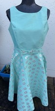 Rockabilly Swing Kleid Designer mint Tellerrock d.G. Gr. L 40 NEU