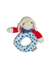 Schaf Lamm Sophie blau rot weiß Sterntaler Greifling Kuscheltier Stofftier