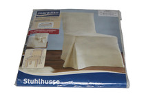 Stuhlhussen  mit Schleifenband Champagnerfarben NEU