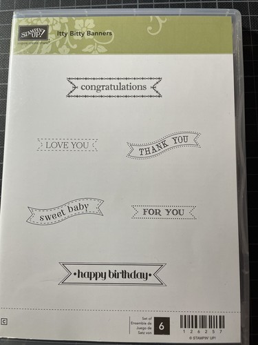 Stampin stempelset itty - stampin,