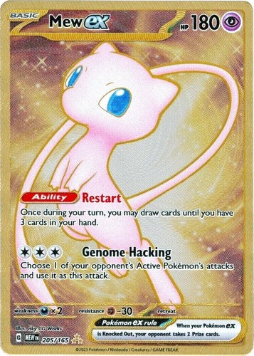 Pokémon tcg mew 205 165 - pokémon, ex