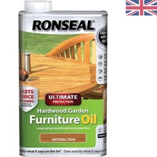 1 Liter Teak Hartholz Gartenmöbelöl - ultimativer Schutz & schnelltrocknend