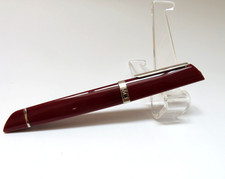 Vintage OMAS 360 Füller Triangular Bordeaux Rot 750er Gold Feder M Top Zustand