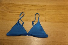 BIKINI OBERTEIL TRIANGEL GRÖSSE 38 (75A) BLAU GRÜN (PETROL) MIT PADS