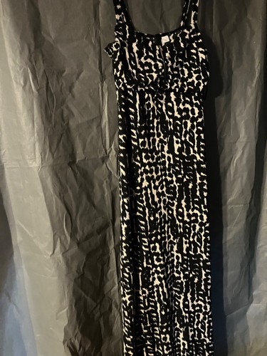 Maxikleid schwarz weiß - maxikleid,