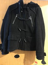 Fishbone Jacke Schwarz Wolle