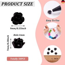 Stück 7 mm schwarze - 50,