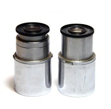 2x Leitz Großfeld Okular G 12.5x für Stereo-Lupe / Mikroskop, 30 mm Passung