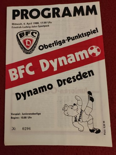 Programmheft bfc dynamo berlin - dynamo,