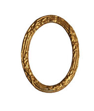 Dolls House D2585 ovaler Bilderrahmen goldfarben 1:12 für Puppenhaus