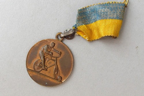 Alte radball medaille - medaille,