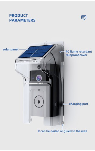 Solar video türklingel mit - video-türklingel,