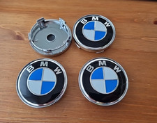 60 mm BMW BLAU Nabendeckel