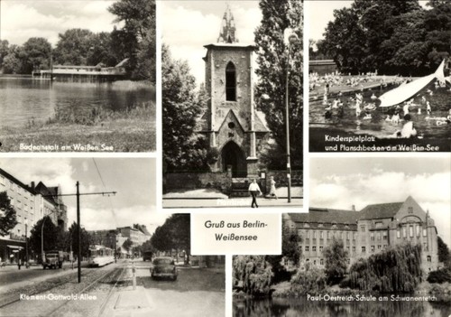 Weißensee berlin - ak,