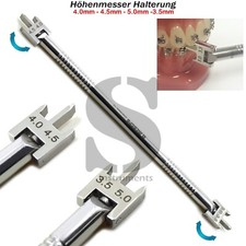 Bracket Gauge Höhenmesser Bandsetzer Dental Zahntechnik KFO Schwenkkopf