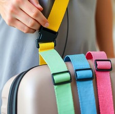 4 Stk Kreuz-Kofferband Koffergurt Gepäckband Kofferriemen Gepäckgurt verstellbar