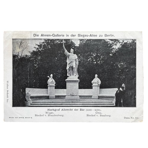 Postkarte berlin siegesallee - berlin,