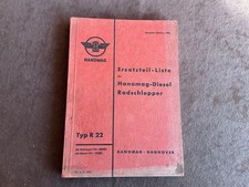 Ersatzteilliste  Hanomag